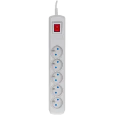 Activejet Grey Power Strip with Cord ACJ Combo 5G/5M/BEZP. AUT/S