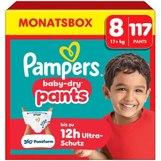 Pampers Baby-Dry Pants Gr. 8 (19+ kg) 117 St.