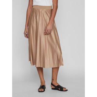 Vila Plisseerock »VINITBAN SKIRT - NOOS«, beige