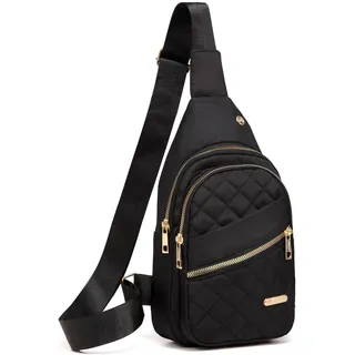 AOSTIHOT Kleiner Crossbody-Rucksack für Damen und Herren, Brusttasche, Tagesrucksack, Crossbody für Reisen, Sport, Laufen, Wandern