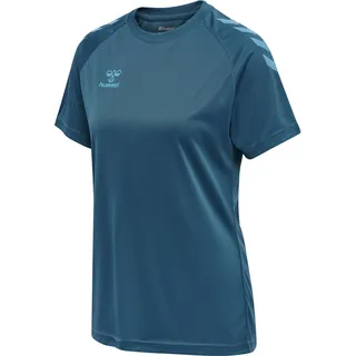 hummel Core XK Poly Trainingsshirt Damen blue coral L