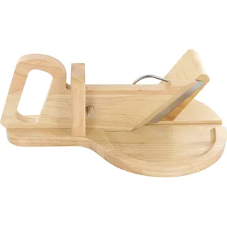 Runde Wurstschneidemaschine aus Holz