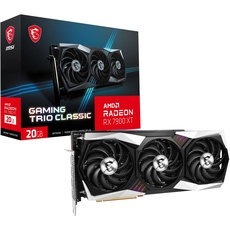 MSI Gaming Radeon RX 7900 XT Gaming Trio Classic 20G 320-Bit HDMI/DP Torx Fan 4 AMD RDNA 3 Grafikkarte (RX 7900 XT Gaming Trio Classic 20G)