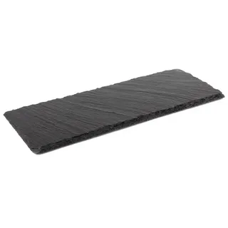 APS 988 Naturschieferplatte, 30 x 12 cm, Materialstärke 6-9 mm, möbelschonende Füßchen