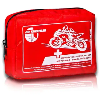 dr.kuechler medical Motorrad, Verbandtasche, – Verbandskasten, Mini Erste Hilfe Set, Dr. Kuechler Medical® EU konform Zubehör 1 St