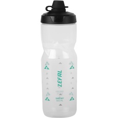 Bild ZEFAL Sense Soft No Mud Fahrradflasche – Trinkflasche Fahrrad - MTB-Flasche mit Schlammschutz - Sport-Wasserflasche ohne BPA - Transluzent, 800ml