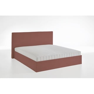 Atlantic Home Collection Stauraum Bett Melody mit Matratze, TFK, Rosé, 140 x 200 cm