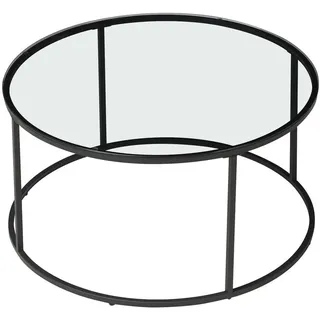 [en.casa] Kolari Schwarz Metall 45 x 80 cm