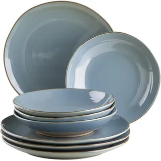 Mäser Nottingham Tafelservice 8-tlg. blaugrau