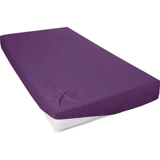 Primera Spannbettlaken Mako-Jersey 180 x 200 - 200 x 200 cm lila