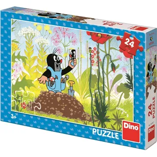 Puzzle Blauer Maulwurf in Höschen 24 Stück