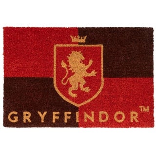 Grupo Erik Kokosmatte Fußmatte Harry Potter Gryffindor - Schmutzfangmatte 40x60 cm - Fussmatte Lustig - Türmatte Innen Harry Potter Fanartikel