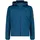 Man Jacket Zip Hood Petroleum L