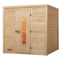 Bild von Sauna »Bergen«, 7,5 kW Bio-Ofen mit digitaler Steuerung, beige