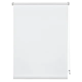 Deco Company Rollo zum Klemmen, Tageslicht-Rollo, Blickdicht, Alle Montage-Teile inklusive, Klemmrollo Uni, Weiß, 65 x 150 cm (BxH), 23-1018