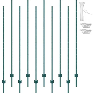 Vevor Zaunpfosten 213,36 cm Grün/Metall