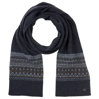 CAMEL ACTIVE Strickschal aus reiner Wolle Marine, 1