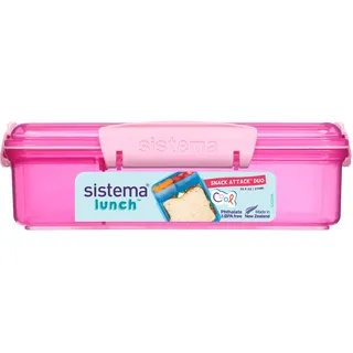 Sistema Snack Attack Duo Lunch 975ml - Pink,