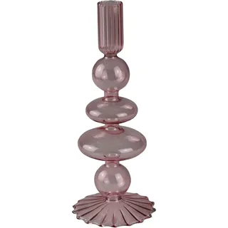 AM Design Kerzenhalter "Stabkerzenhalter aus Glas" Höhe ca. 22 cm, rose
