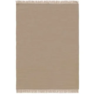 benuta Wollteppich Liv Beige 60x100 cm , Textil , Beton Optik , Rechteckig , 60x100 cm , pflegeleicht , Teppiche und Böden, Teppiche, Schafwollteppiche