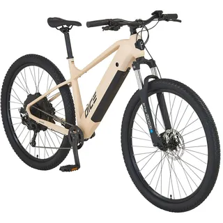 Prophete DICE 2.0 E-MTB 29" – Enovation Hinterradmotor 48V, 250W, 46Nm, 9-Gang Kettenschaltung, 130 km Reichweite, Suntour XCT Federgabel, Hydraulische Scheibenbremsen, Sandbeige