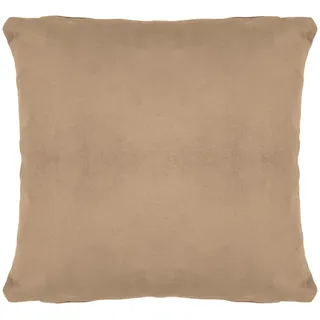 Novel Zierkissen , Taupe , Textil , Uni , Füllung: Polyester,Polyester , quadratisch , 40x40 cm , pflegeleicht , Heimtextilien, Wohntextilien, Kissen, Zierkissen