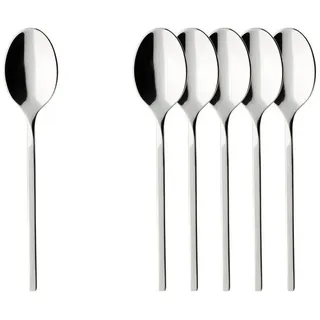 Villeroy & Boch Espressolöffel 6 St. Edelstahl 10,8 cm Silber