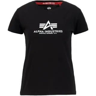 Alpha Industries Damen New Basic T Wmn T-Shirt, Black, L