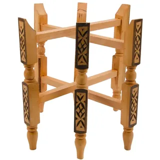 Marrakesch Orient & Mediterran Interior Orient Holzgestell Hell für 60cm Tabletts