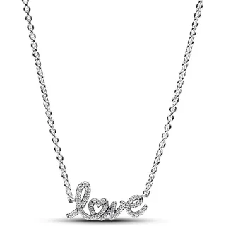 Pandora Funkelnde Handgeschriebene Liebe Silber