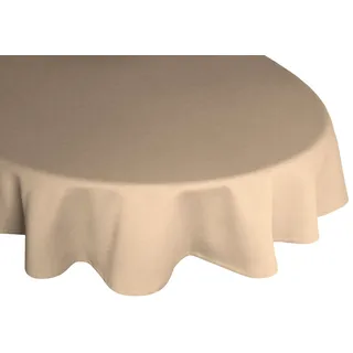 Wirth Tischdecke WIESSEE Ø 160 cm Beige