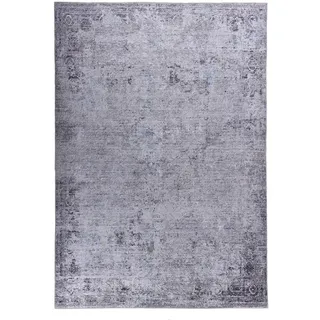 Gino Falcone Cecilia 060" Gr. 4, grau, B:160cm H:3mm L:230cm, Kunstfaser, Teppiche, Teppich, Flachgewebe, bedruckt, Vintage Design