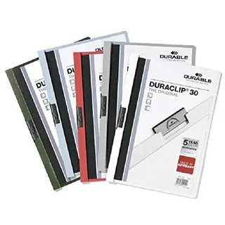Durable Klemmhefter DURACLIP weiß, 25 St.