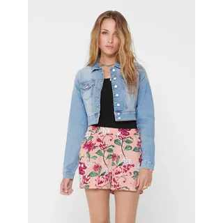 ONLY Jeansjacke "ONLNEW WESTA CROPPED DNM JACKET RP" mit heller Waschung, light blau denim