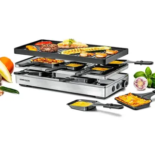Rommelsbacher Rcp 1800 Raclette schwarz/silber