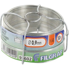 FILGRAF Draht galva 1,5 mm 10 Z Spule 50 m. Durchmesser: 80 mm, farblos, 1.5 mm