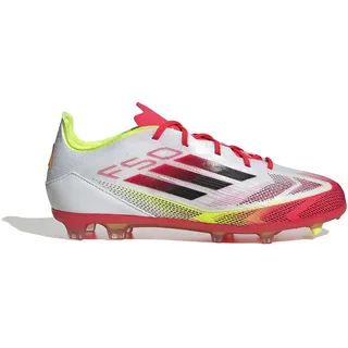 F50 Elite Fg Kinderfußballschuhe - Cloud White / Core Black / Solar Yellow - EU 28