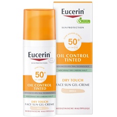 Bild Eucerin® Oil Control Tinted Face Sun Gel-Creme LSF 50+ 50 ml