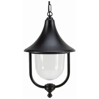 Außen Pendelleuchte Schwarz IP43 Rustikal E27 DIEDRE Lampe Terrasse Garten