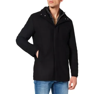 JACK & JONES Herren Jjedunham Wool Jacket Sn Wolljacke, Schwarz, M EU