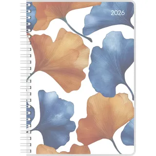Neumann Ladytimer Ringbuch Watercolor 2026 - Taschen-Kalender A5 (15x21 cm) - Schüler-Kalender - Weekly - Ringbindung - 128 Seiten - Alpha Edition
