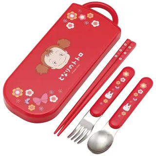 Skater Mein Nachbar Totoro Löffel Und Gabel Set Mei Essstäbchen Set - Red