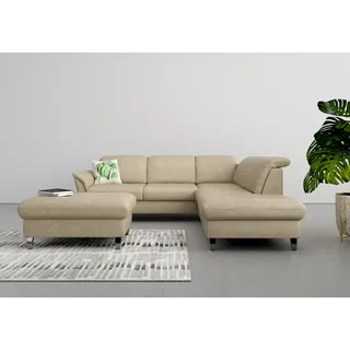 sit&more Hocker Maggiore Mikrofaser 102 x 48 x 67 cm Beige