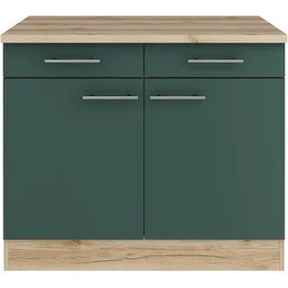 OPTIFIT Unterschrank Savona405 100 x 60 x 84,8 cm Steingrün