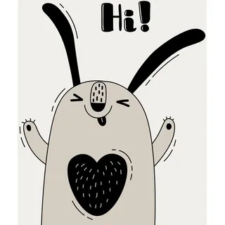 Babywanddeko , Grau , Metall , 40x40x3 cm , Babymöbel & Kindermöbel, Babyzimmer, Kinderzimmer Deko