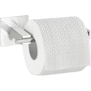 Wenko Turbo-Loc® Edelstahl Toilettenpapierhalter ohne Deckel Quadro