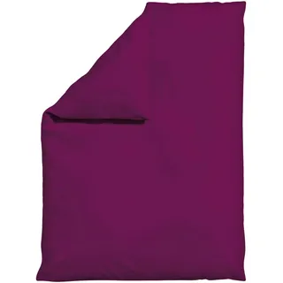 schlafgut BETTDECKENBEZUG Violett & 155x220 cm