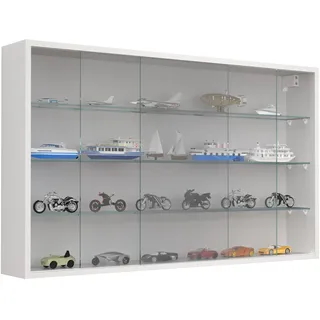 VCM Wandregal »Hängevitrine Wandvitrine Sammel Deko Drivalo XL« 1 Stk. tlg., weiß