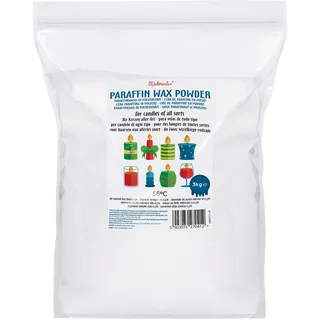 Materialix Paraffinwachs Pulver für Kerzen - verschiedene Größen (3kg) - Kerzenwachs, Kerzensand, Kerzenwachs zum gießen