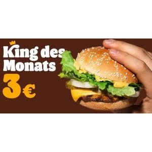 Burger King &#8211; King des Monats Mai: Big King jr. um 3 €